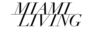 Miami Living text logo in stylish font